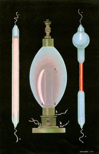 Décharge dans des Tubes de Geissler contenant des gaz raréfiés, 1887