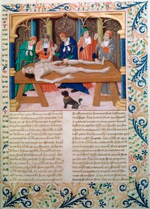 Dissection, fin du 15ème siècle
