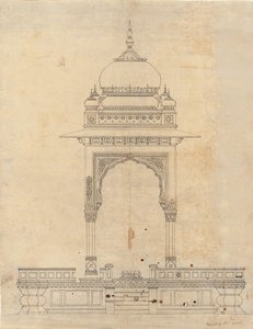 Pavillon en dôme, vers 1830 - Unbekannt