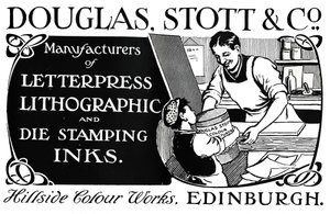 Publicité Douglas Stott & Co., 1910