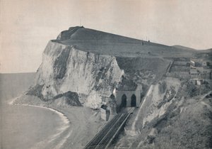 Douvres - Le tunnel dans la falaise de Shakespeare, 1895