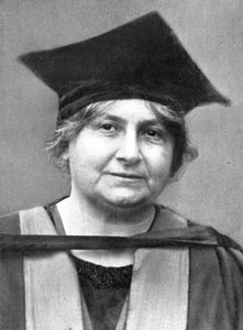 Dr Maria Montessori 1870-1952, philosophe italienne, 1926