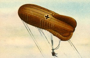 Ballon de barrage Dragon, vers 1898