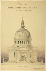 Dessin, Chapelle, Académie navale des États-Unis