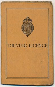 Permis de conduire, 1950
