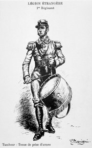 Tambour, 1er régiment de la Légion étrangère française, 20ème siècle - Unbekannt