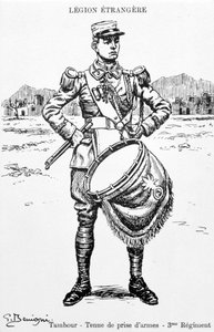 Tambour, 3ème régiment de la Légion étrangère française, 20ème siècle - Unbekannt