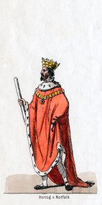 Duc de Norfolk, costume pour la pièce de Shakespeare, Henry VIII, 19ème siècle