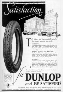 Publicité Dunlop, 1923 - Unbekannt