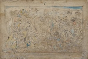 Durga, Kali et cinq Matrikas combattent l