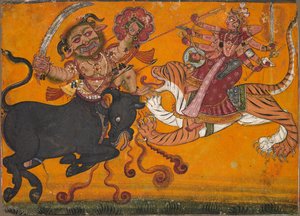 Durga tuant Mahisha