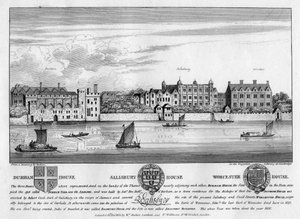 Durham House, Salisbury House et Worcester House, Londres, vers 1630 - Unbekannt