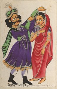 Dusmanta couronnant Shakumtala