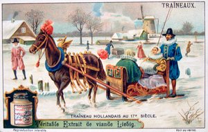 Traîneau hollandais, 17ème siècle, vers 1900