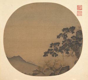 Paysage de début de printemps, milieu du 13e siècle