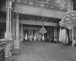 Salle Est de la Maison Blanche, Washington DC, USA, vers 1900
