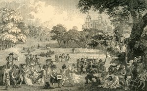 Lundi de Pâques dans le parc de Greenwich