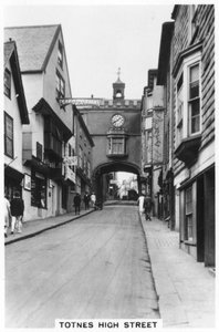 Eastgate, Totnes High Street, Devon, 1937