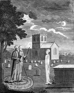 Edward Kelley, astrologue et alchimiste anglais, vers 1790