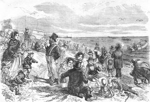 Huit heures au bord de la mer, 1856