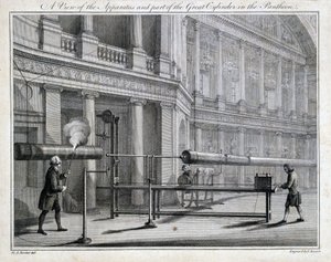 Expériences électrostatiques Une expérience avec des paratonnerres - Unbekannt