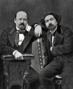 Émile Erckmann et Alexandre Chatrian, écrivains français, 1887