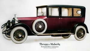 Limousine Rolls-Royce avec compartiment fermé derrière le chauffeur - Unbekannt
