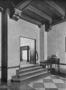 Entrée de la salle à manger sud-est, bâtiment des clubs de fraternité, New York, 1924