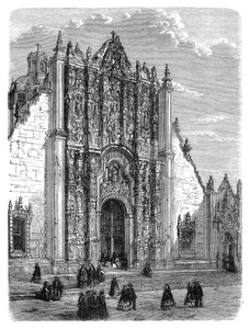 Entrée de la cathédrale de Mexico