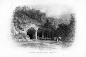 Entrée des grottes d