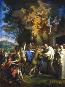 Entrée de Saint Bernard dans la ville, vers 1630-1679