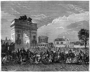 Entrée de la Garde nationale à Paris, après la campagne prussienne - Unbekannt