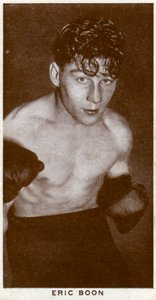 Eric Boon, boxeur britannique, 1938