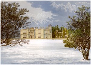Eshton Hall, Yorkshire, maison du baronnet Wilson, vers 1880