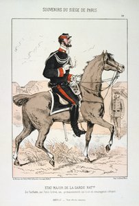 État-major de la Garde nationale, Siège de Paris, Guerre franco-prussienne, 1870-1871