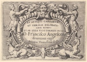 Ex Antiquis Cameorum et Gemmae Delineata Liber Secundus et ab Enea Vic..., publié vers 1599-1622 - Unbekannt