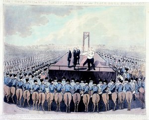 Exécution de Louis XVI, 1793 - Unbekannt