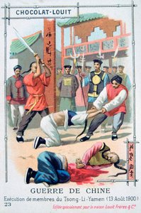 Exécution de membres du Tsong-Li-Yamen, Chine, Rébellion des Boxers, 13 août 1900 - Unbekannt