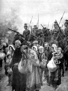 Expulsion des résidents civils de Louvain, Bruxelles, 1914