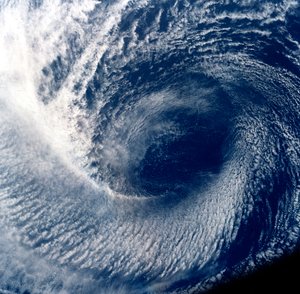 Œil de la tempête tropicale Blanca photographié entre le 17 et le 24 juin