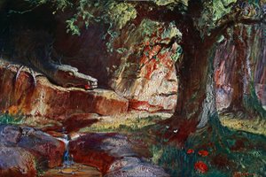 Fafner dans sa caverne, 1906