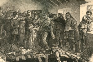 Effondrement de la chapelle à Blackfriars, 1623, 1897