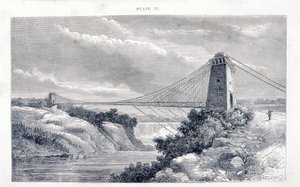 Pont suspendu de Falls View, Niagara, Amérique du Nord, vers 1869-1889 - Unbekannt
