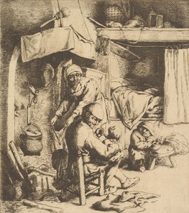 Père nourrissant un enfant