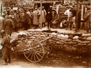 Poste de premiers secours, Ablain-Saint-Nazaire, Nord de la France, c1914-c1918