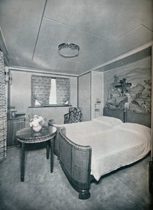 Cabine de luxe en première classe à bord du Victoria, 1931 - Unbekannt