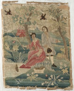 Dame de pêche, 1700s - Unbekannt