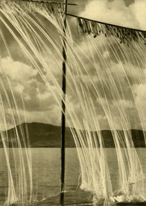 Filets de pêche, Attersee, Haute-Autriche, vers 1935