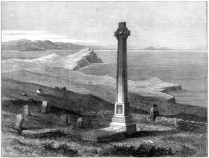 Monument de Flora Macdonald, Kilmuir, Île de Skye, Écosse, 1872