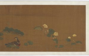 Fleurs, canards et cailles